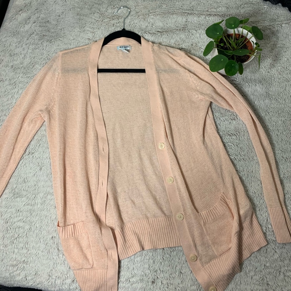 Light Pink Old Navy Cardigan